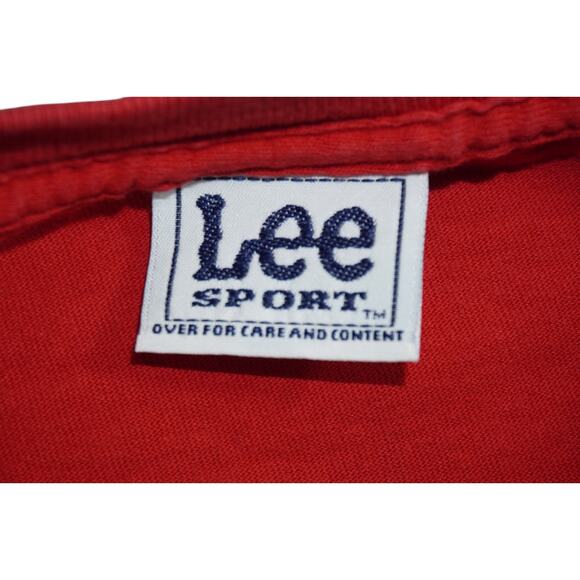 Vintage Angels MLB Lee Sport Red Graphic T-Shirt Men’s XL - Picture 4 of 5